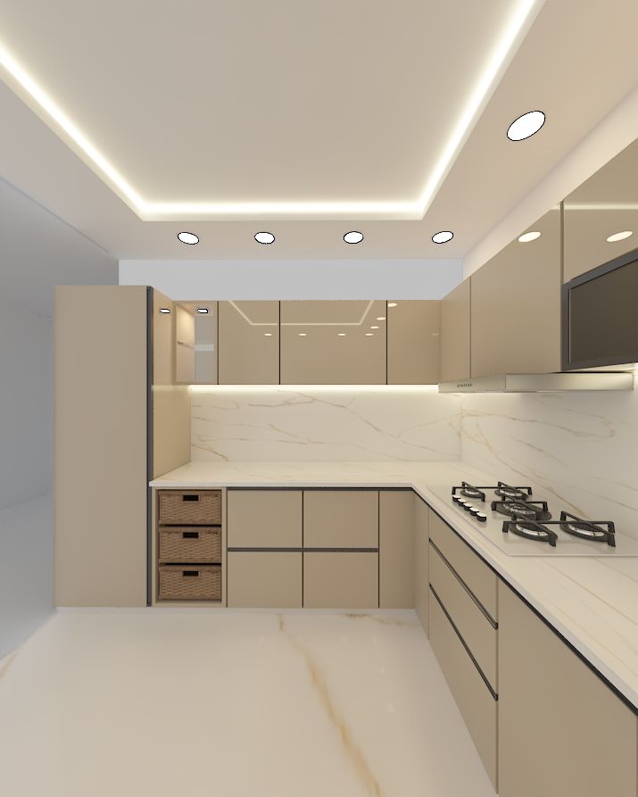 L-Shaped Kitchen 2